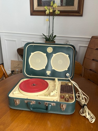 Tourne disque vintage teppaz - disque,